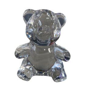 Oneida Crystal Teddy Bear Figurine Made in Korea